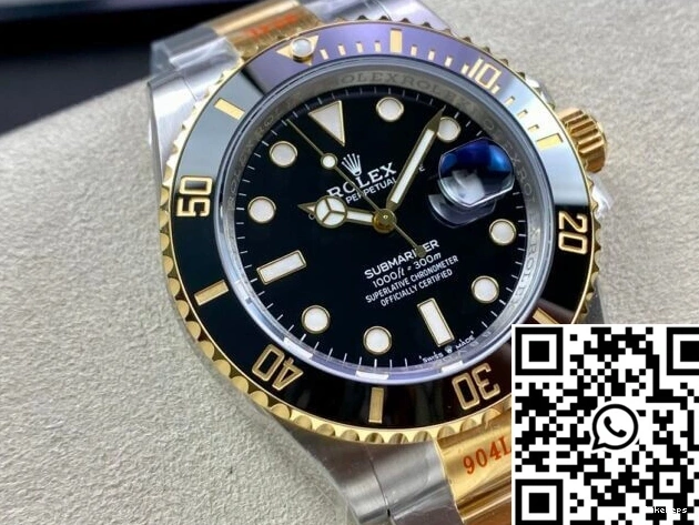 Bezel Black Rolex VS M126613LN-0002 Submariner 41MM Factory 0106